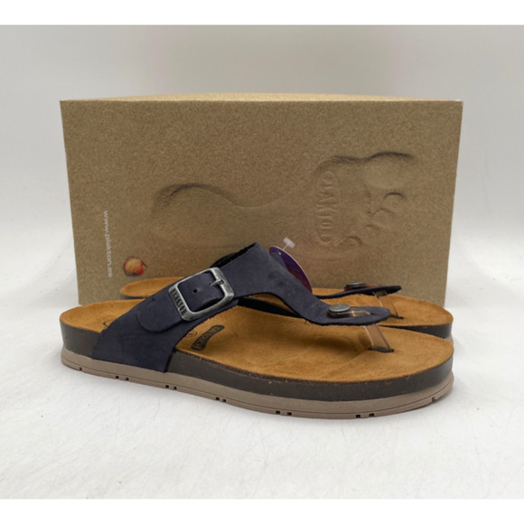 Plakton GINGER 561671 Women's NEW Sandals Navy Blue EU Size 36 NIB - Picture 1 of 11